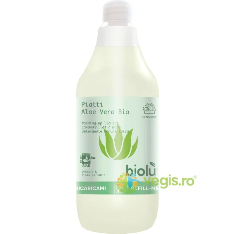 Detergent pentru Vase cu Aloe Vera Ecologic/Bio 1L BIOLU — preț și oferte