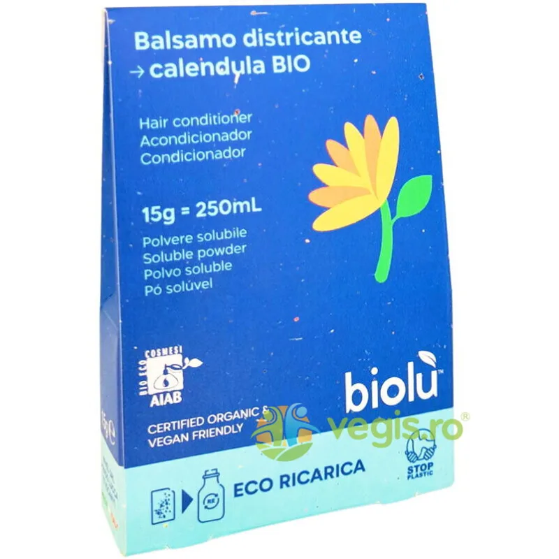 Balsam de Par cu Galbenele Eco-Refill Ecologic/Bio 15g BIOLU — preț și oferte