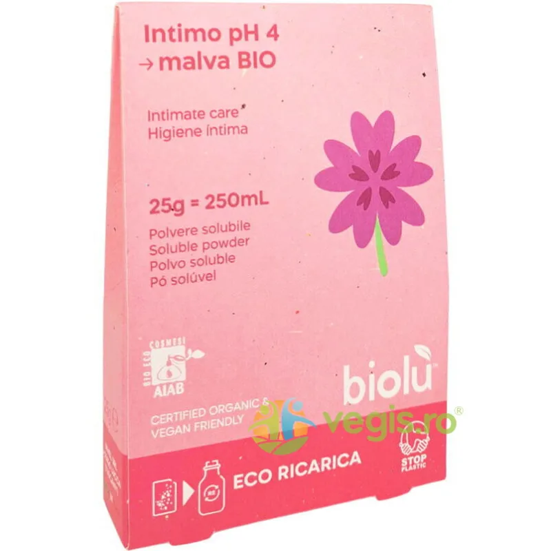 Gel pentru Igiena Intima cu Nalba Eco-Refill Bio 25g BIOLU — preț și oferte
