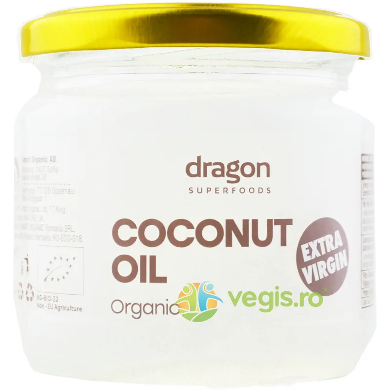 Ulei de Cocos Extra Virgin Ecologic/Bio 300ml Dragon Superfoods — preț și oferte