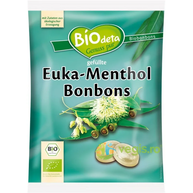 Bomboane cu Eucalipt si Mentol Ecologice/Bio 75g BIOdeta — preț și oferte