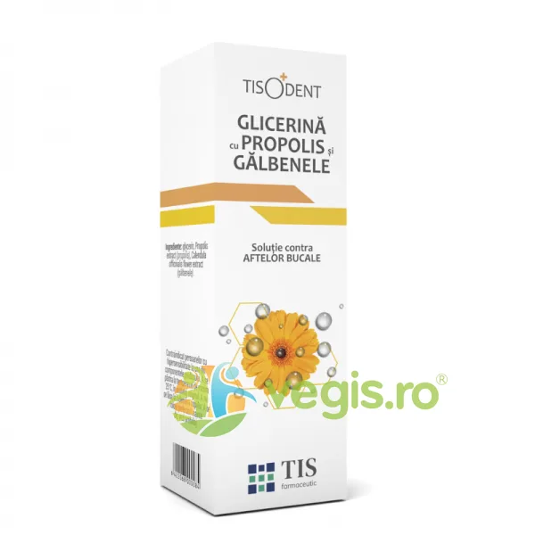 Glicerina cu Propolis si Galbenele 25ml TIS FARMACEUTIC — preț și oferte