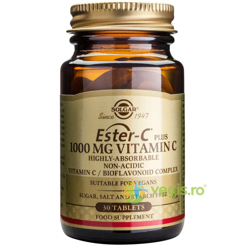 Ester-C Plus 1000mg 30tb (Ascorbat de calciu) SOLGAR — preț și oferte