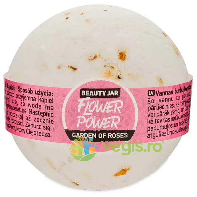 Bila de Baie Efervescenta cu Trandafir Flower Power 150g BEAUTY JAR — preț și oferte
