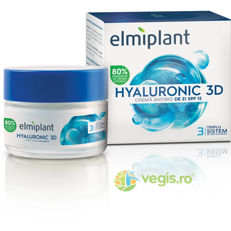 Crema Antirid de Zi SPF15 Hyaluronic 3D 50ml — preț și oferte