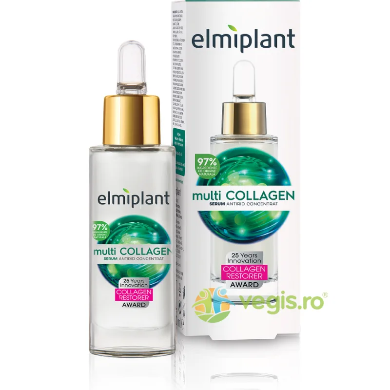 Ser Antirid Concentrat Multicollagen 30ml ELMIPLANT — preț și oferte