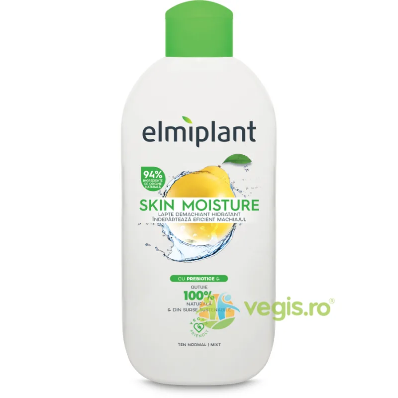 Lapte Demachiant Hidratant pentru Ten Normal si Mixt Skin Moisture 200ml ELMIPLANT — preț și oferte