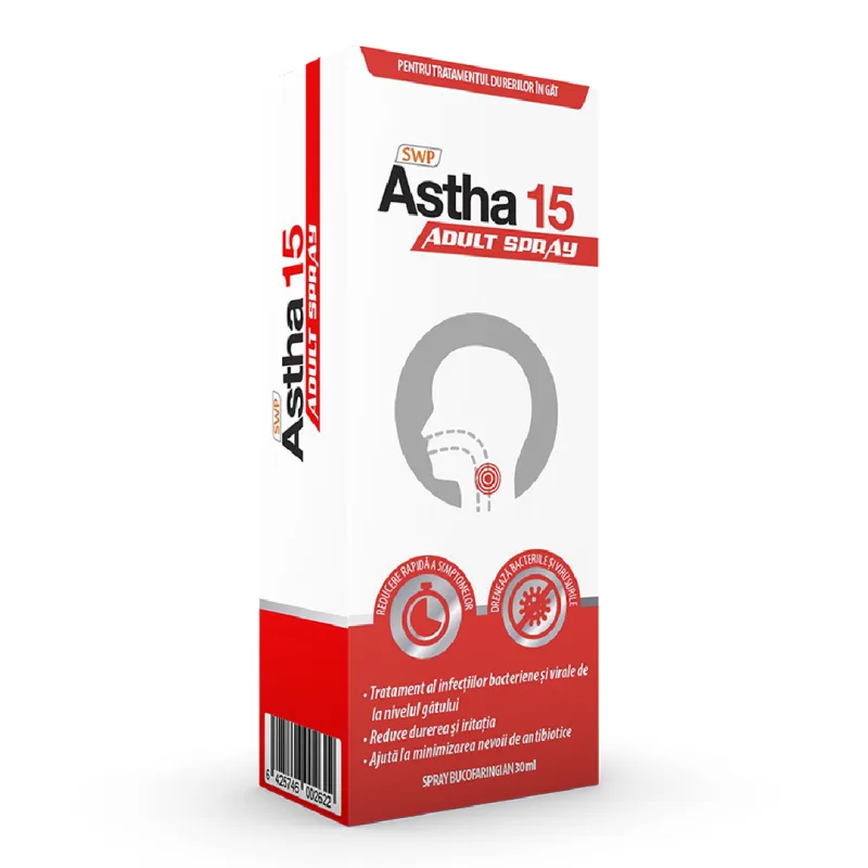 Astha 15 Adult Spray, 30 ml, Sun Wave Pharma — preț și oferte
