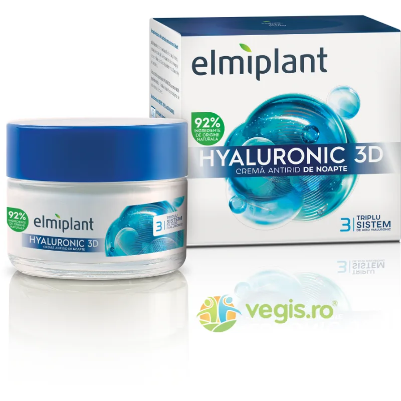 Crema Antirid de Noapte Hyaluronic 3D 50ml — preț și oferte