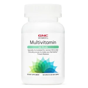 Multivitamine si minerale pentru femei 50 Plus Women's, 60 capsule, GNC