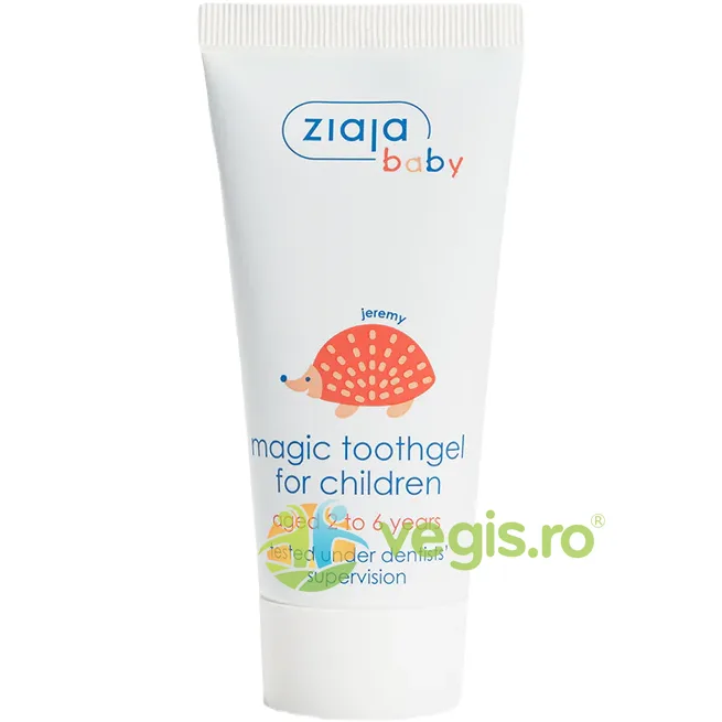 Pasta de Dinti Gel pentru Copii cu Fluor 2-6 Ani Baby 50ml ZIAJA — preț și oferte