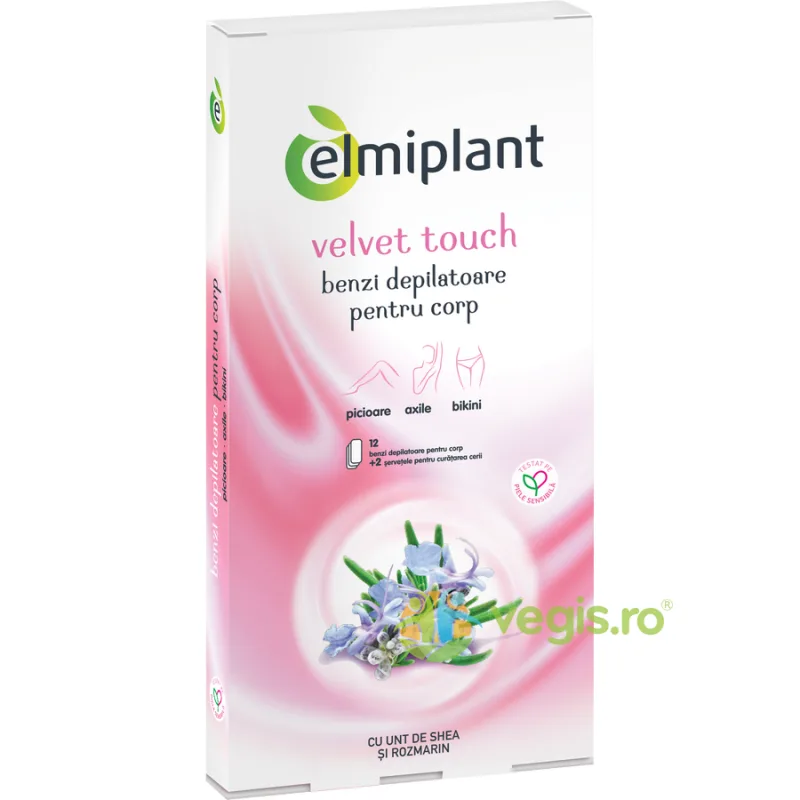 Benzi Depilatoare pentru Corp Velvet Touch 12buc ELMIPLANT — preț și oferte
