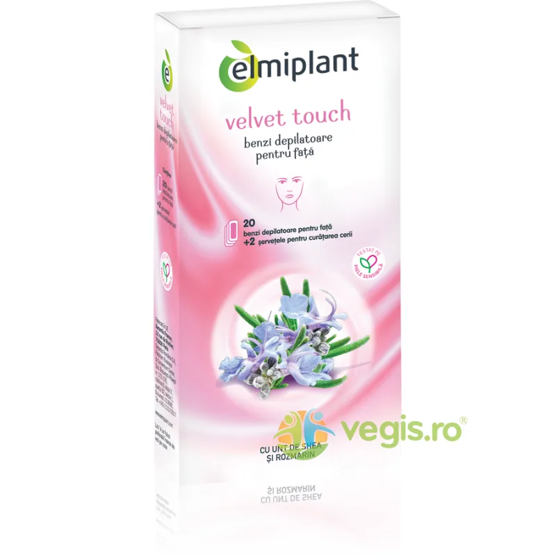 Benzi Depilatoare pentru Fata Velvet Touch 20buc ELMIPLANT — preț și oferte