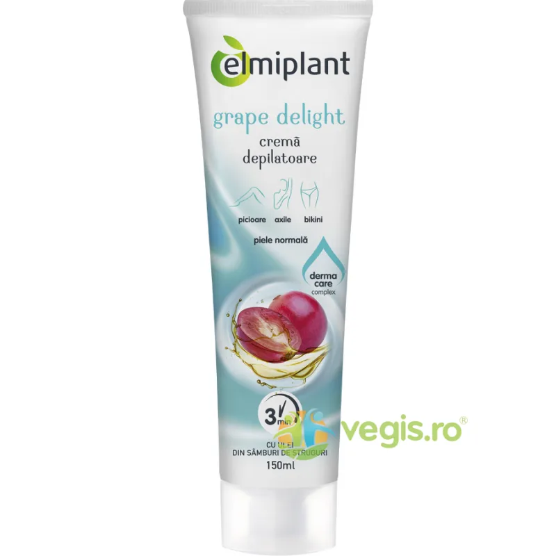 Crema Depilatoare pentru Piele Normala cu Ulei din Samburi de Struguri 150ml — preț și oferte
