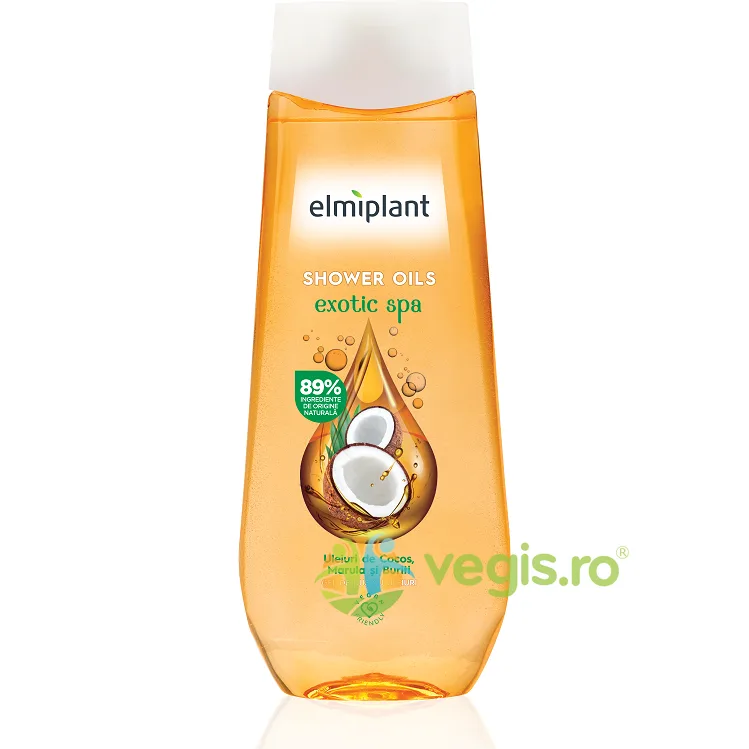 Gel de Dus cu Uleiuri de Cocos, Marula si Buriti Exotic Spa 400ml ELMIPLANT — preț și oferte