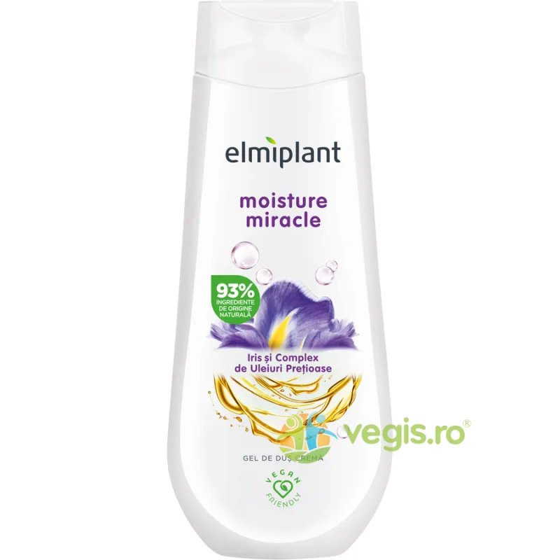 Gel de Dus Crema cu Iris si Complex de Uleiuri Pretioase 400ml ELMIPLANT — preț și oferte