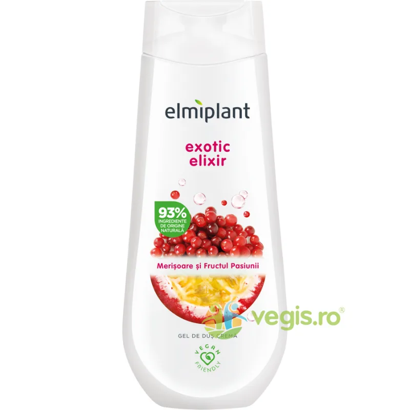Gel de Dus Crema cu Merisoare si Fructul Pasiunii 750ml ELMIPLANT — preț și oferte