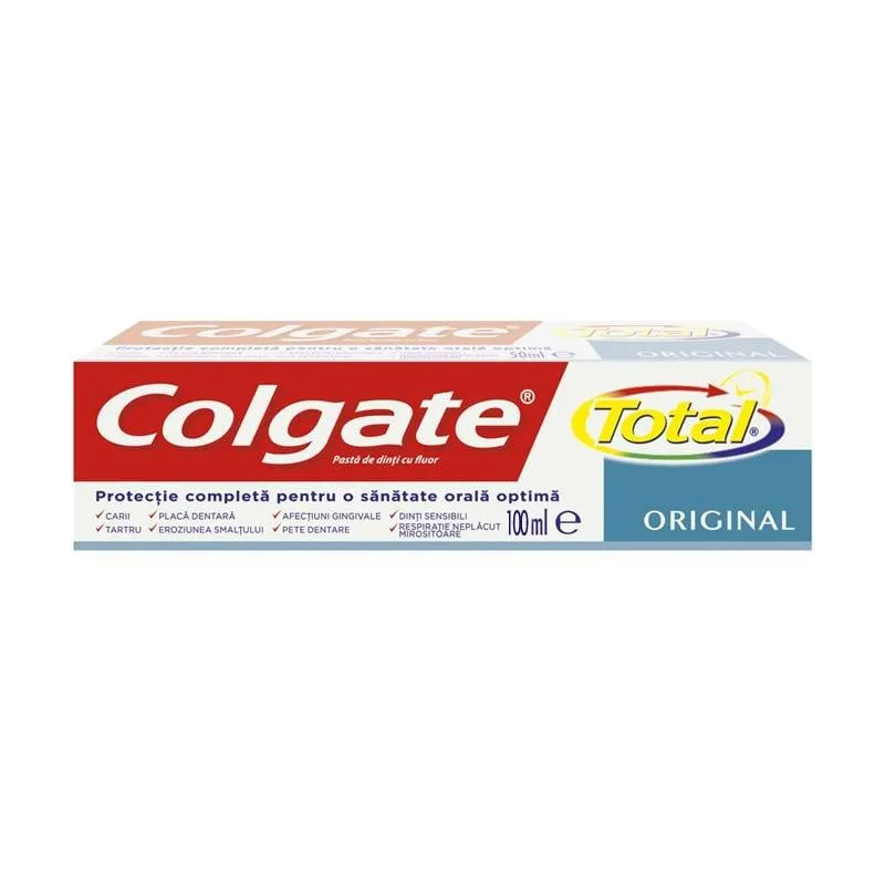 Pasta de dinti Total Original, 100 ml, Colgate COLGATE-PALMOLIVE — preț și oferte