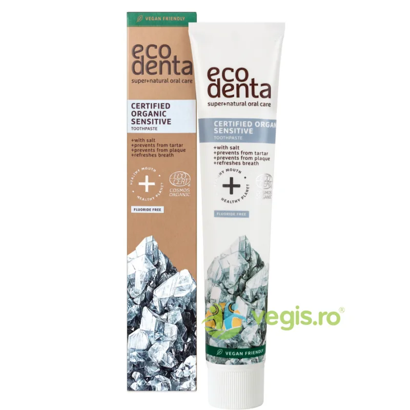 Pasta de Dinti pentru Dinti si Gingii Sensibile Ecologica/Bio 75ml ECODENTA — preț și oferte