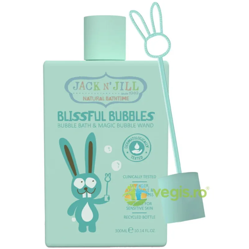 Spumant de Baie pentru Piele Sensibila Copii Blissful Bubbles 300ml JACK N'JILL — preț și oferte