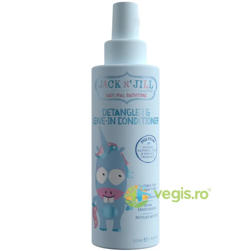 Balsam de Par Leave-In pentru Descurcarea Parului Copiilor 200ml JACK N'JILL — preț și oferte