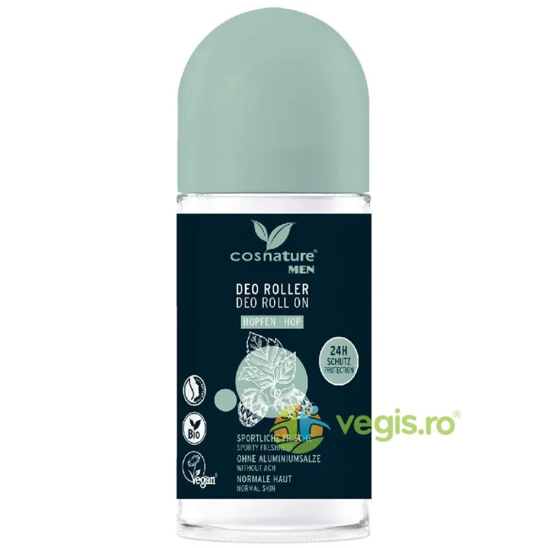 Deodorant Roll-On pentru Barbati cu Hamei fara Aluminiu Ecologic/Bio 50ml COSNATURE — preț și oferte