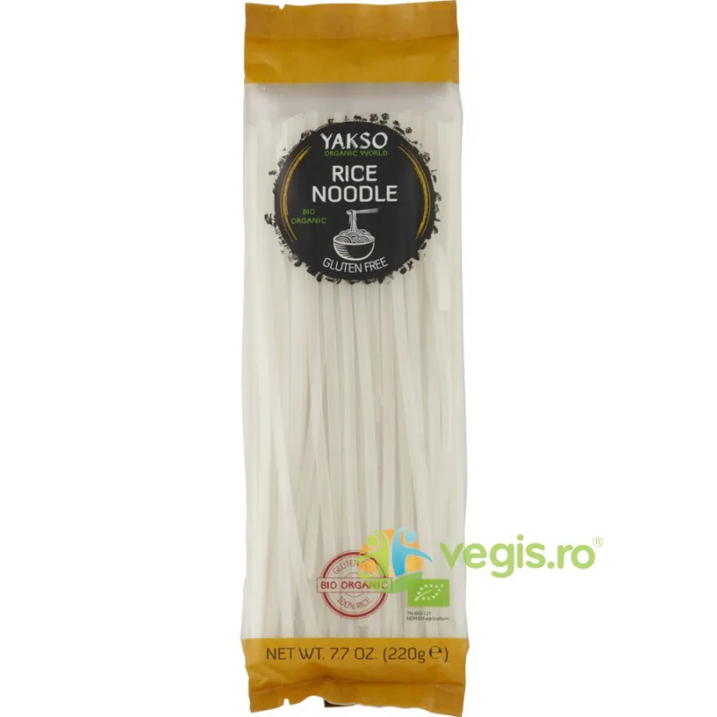 Taitei de Orez fara Gluten Ecologici/Bio 220g YAKSO — preț și oferte