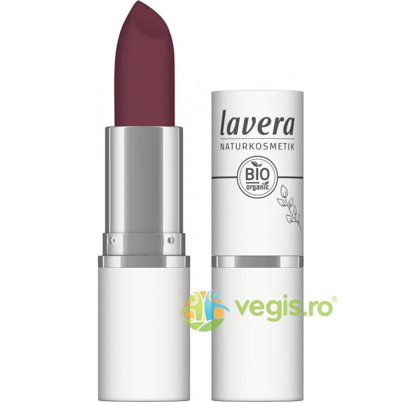 Ruj de Buze Royal Cassis 06 - Velvet Matt 4.5g LAVERA — preț și oferte