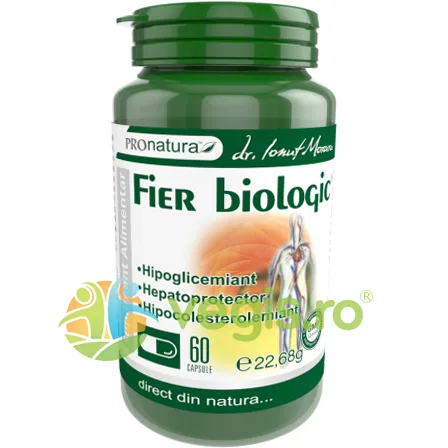 Fier Biologic 60cps Medica - Pro Natura — preț și oferte