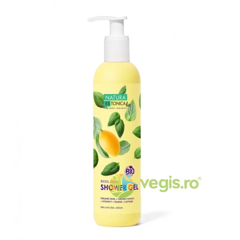 Gel de Dus Natural cu Busuioc si Mango Basil Lush 400ml NATURA ESTONICA — preț și oferte
