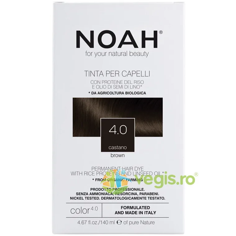 Vopsea de Par fara Amoniac - Saten (4.0) 140ml NOAH — preț și oferte