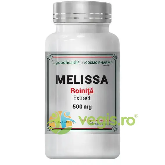 Melissa (Roinita) Extract 500mg 60cps COSMO PHARM — preț și oferte