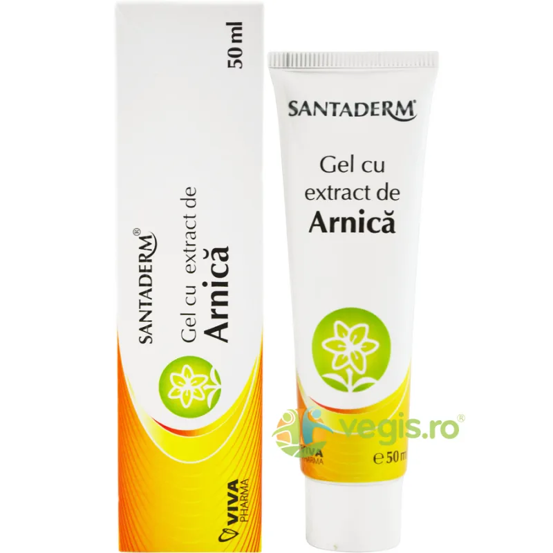 Gel cu Extract de Arnica Santaderm 50ml VIVA PHARMA — preț și oferte