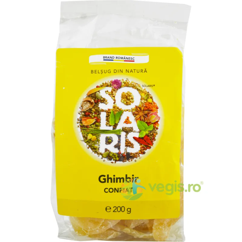 Ghimbir Confiat 200g SOLARIS — preț și oferte