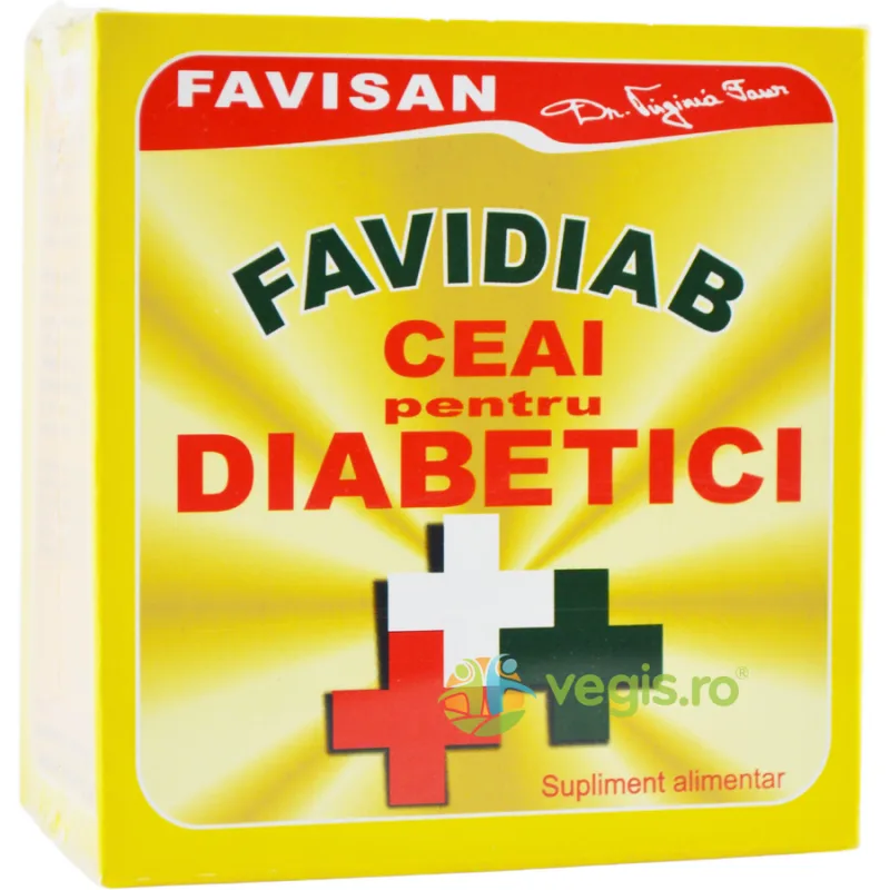 Ceai pentru Diabetici Favidiab 50g Favisan — preț și oferte