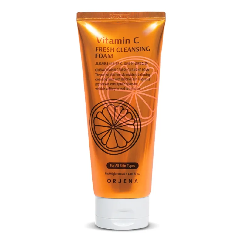 Spuma de curatare Vitamin C Fresh Cleansing, 180ml, Orjena — preț și oferte