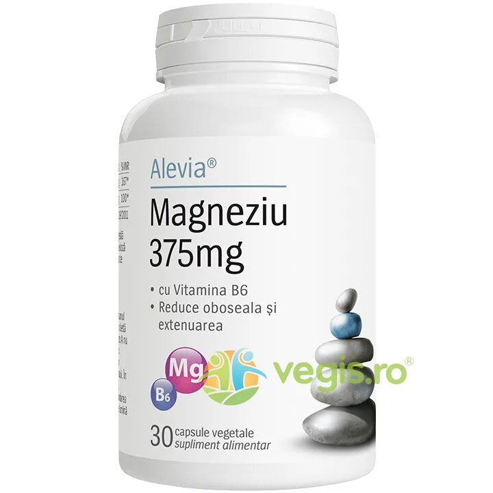 Magneziu 375mg + B6 30cps ALEVIA — preț și oferte