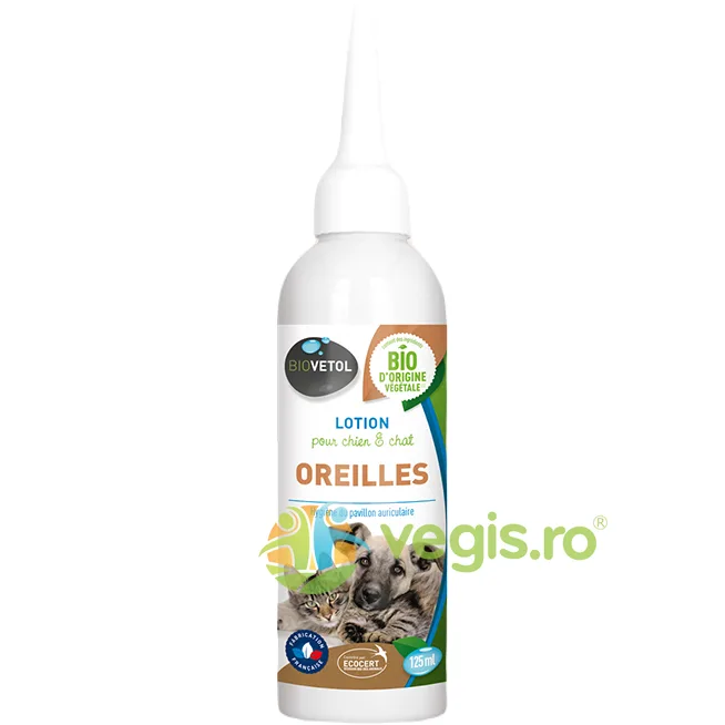 Lotiune Auriculara pentru Catei si Pisici 125ml BIOVETOL — preț și oferte