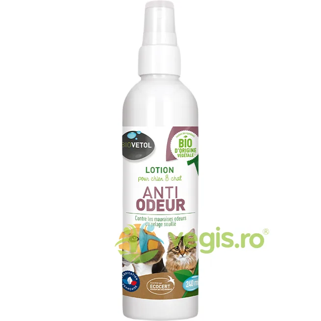 Lotiune Spray Odorizanta pentru Catei si Pisici 240ml BIOVETOL — preț și oferte