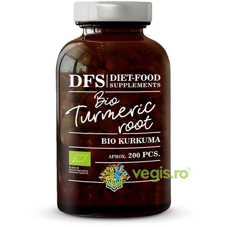 Turmeric 400mg 200cps DIET FOOD — preț și oferte