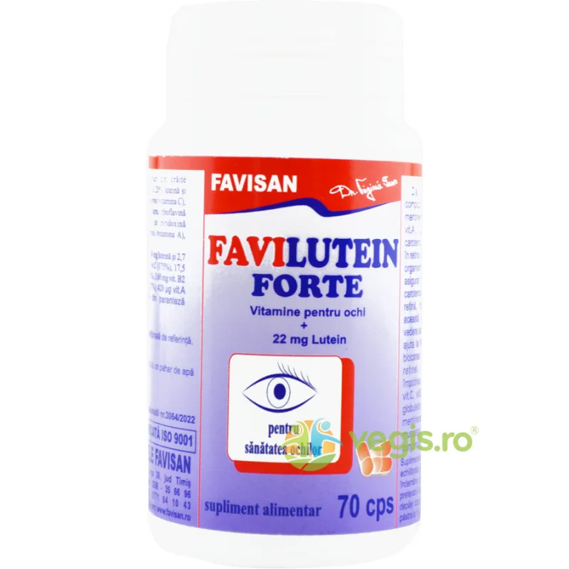 Favi Lutein Forte 70cps Favisan — preț și oferte