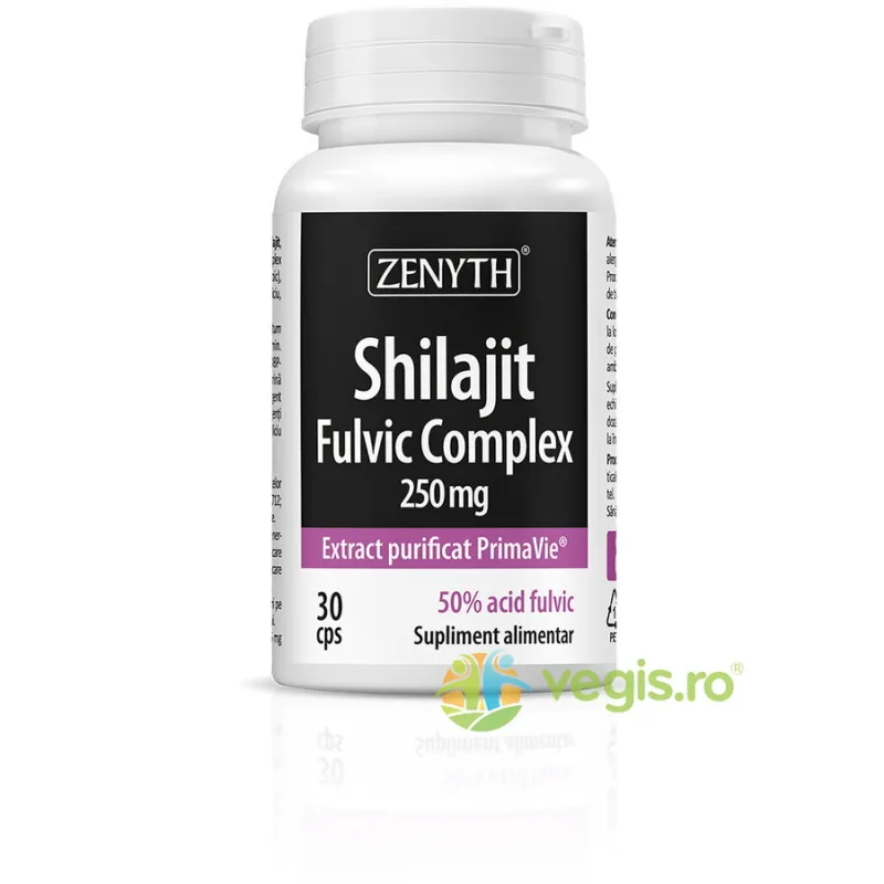 Shilajit Fulvic Complex 30cps Zenyth — preț și oferte