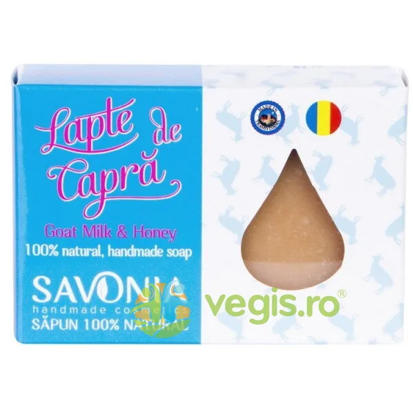 Sapun cu Lapte de Capra si Miere 90g SAVONIA — preț și oferte