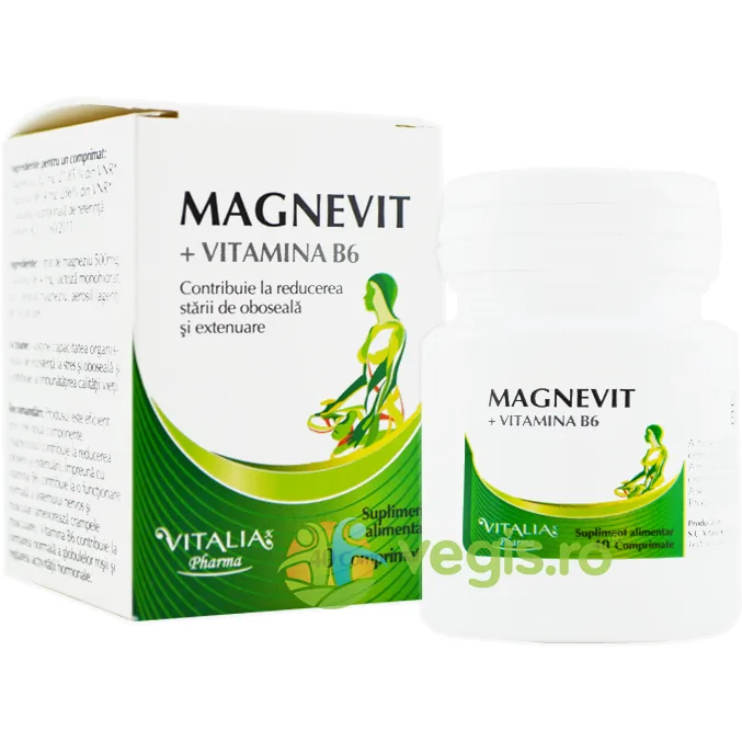 Magnevit + Vitamina B6 40cpr VIVA PHARMA — preț și oferte
