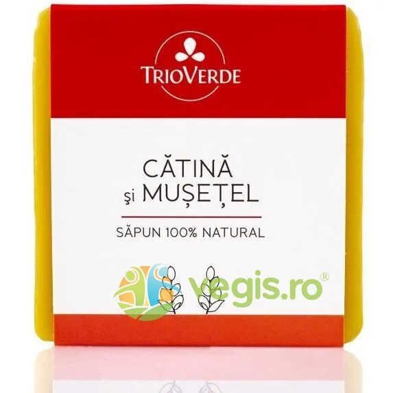 Sapun Natural cu Catina si Musetel 110g TRIO VERDE — preț și oferte