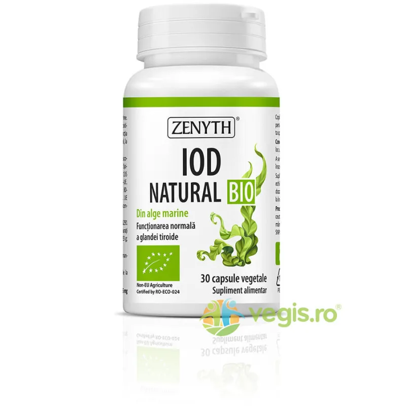 Iod Natural Ecologic/Bio 30cps Zenyth — preț și oferte