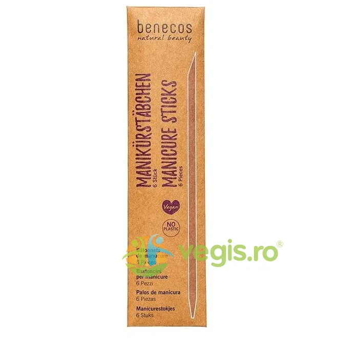 Set Betisoare din Lemn pentru Cuticule 6buc BENECOS — preț și oferte