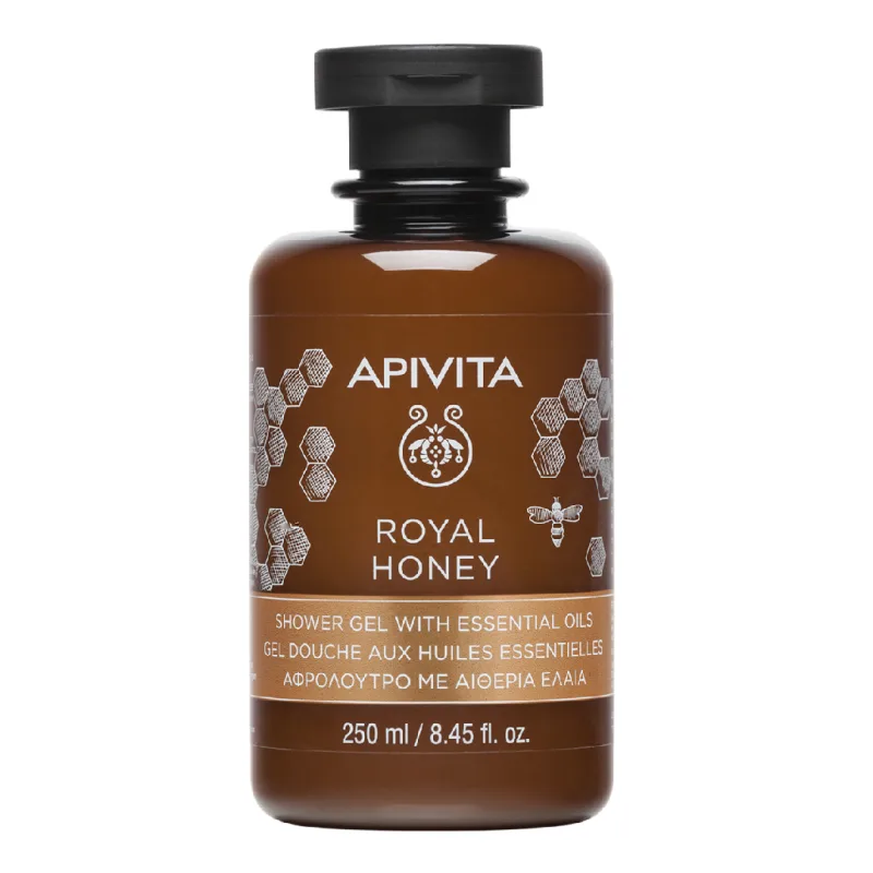 Gel de dus miere Royal Honey, 250 ml, Apivita — preț și oferte