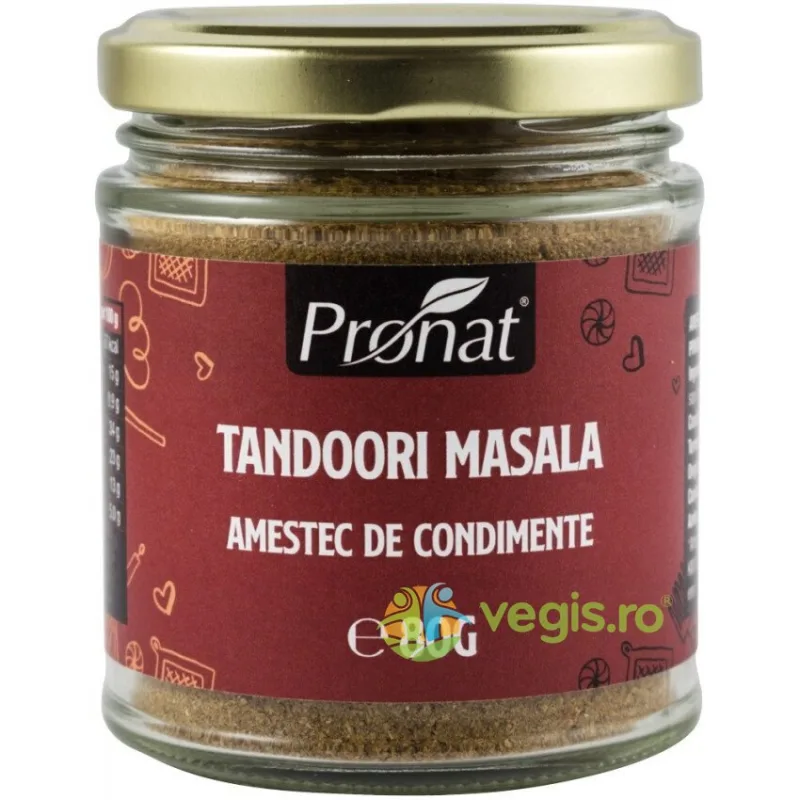 Amestec de Condimente Tandoori Masala 80g PRONAT — preț și oferte