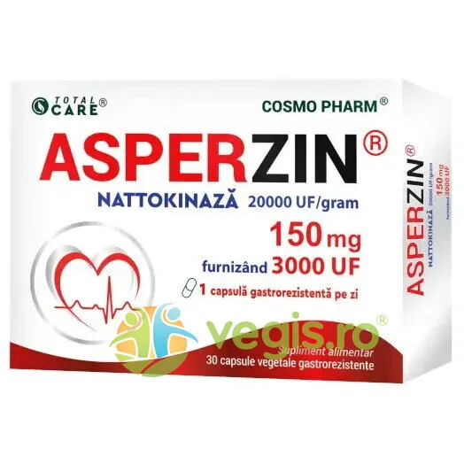 Asperzin Nattokinaza 150mg 30cps COSMO PHARM — preț și oferte